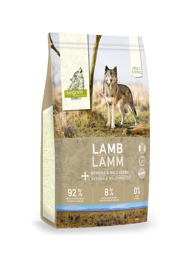 Isegrim, Steppe, Adult, Lamb 3 kg.   92/8/0%